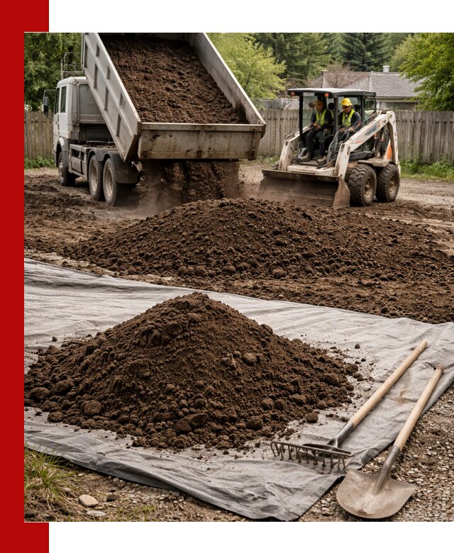 Грунт для отсыпки участка с доставкой в Ростове