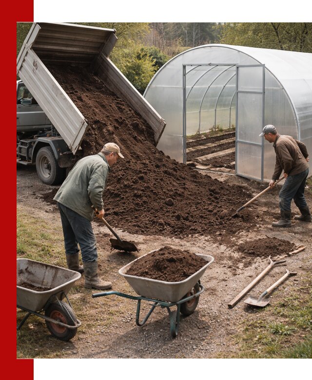 Грунт для теплицы с доставкой в Ростове — плодородный субстрат под растения