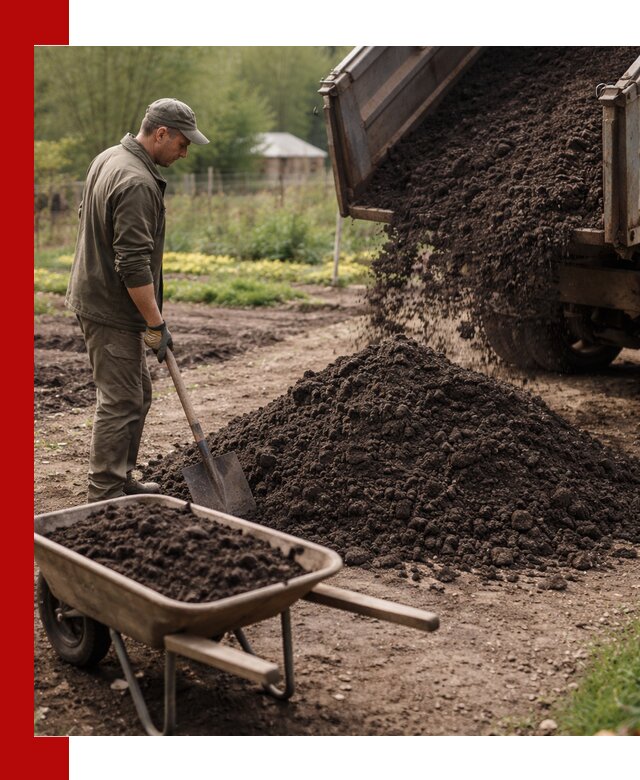 Доставка качественной земли для огорода в Ростове