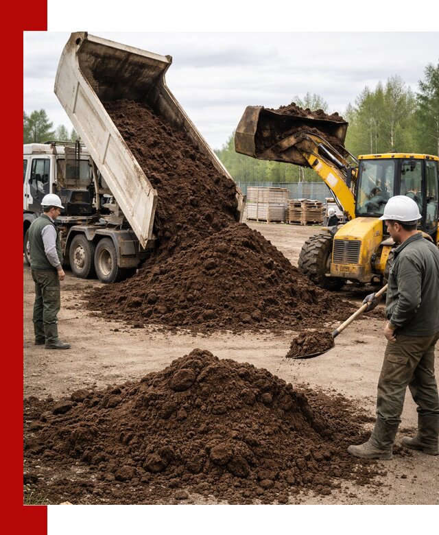 Доставка торфа оптом и в мешках в Ростове