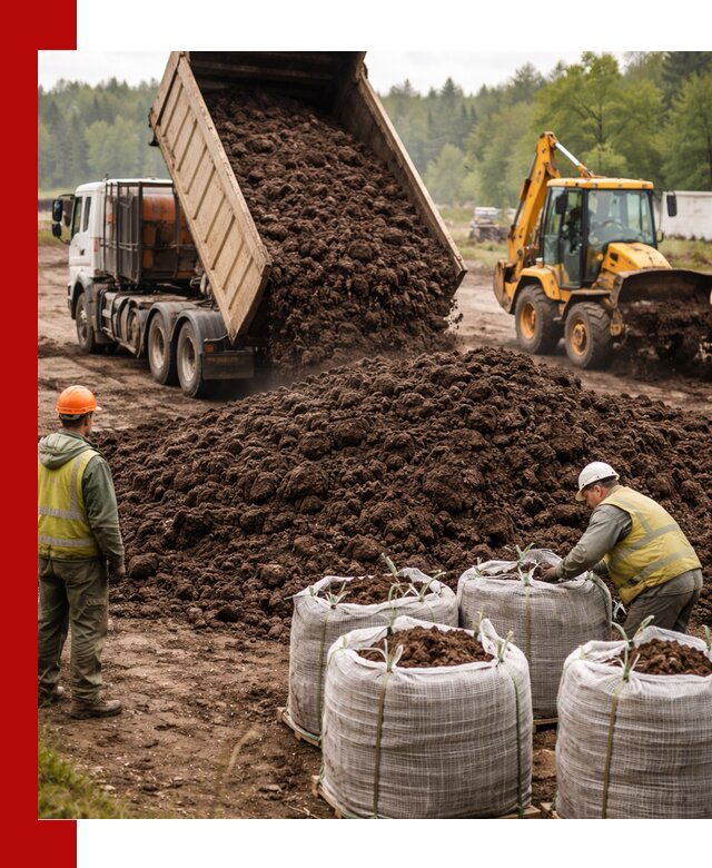Доставка нейтрального торфа в Ростове оптом и в розницу