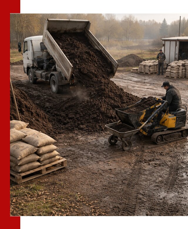 Кислый торф в доставке по выгодным ценам в Ростове