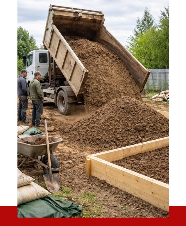 Торфо песчаная смесь в Ростове с доставкой от 1899 р. | ПРОНЕРУДРсв