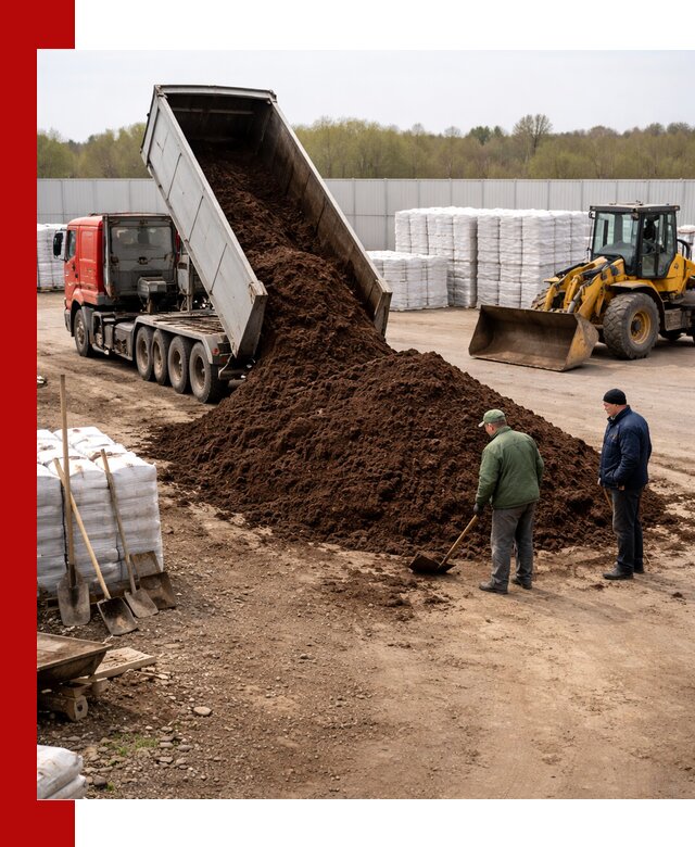 Доставка торфяных смесей оптом и в розницу в Ростове