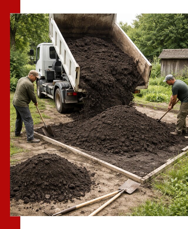 Купить чистый чернозем для огорода с доставкой в Ростове