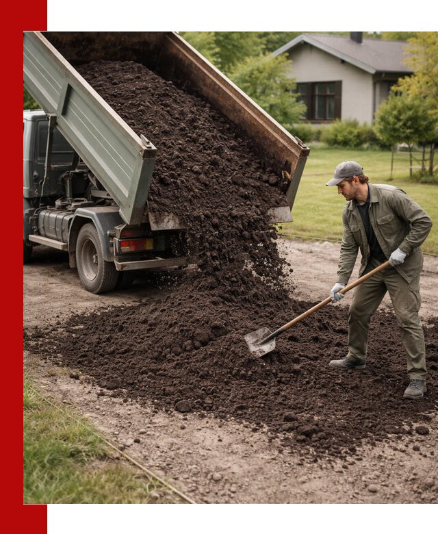 Чернозем для газона с доставкой в Ростове быстро и качественно