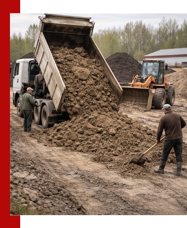 Доставка глин и суглинков в Ростове оптом и вкрай