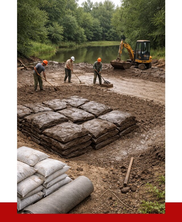 Купить глину для пруда в Ростове от 4618 р. с доставкой | ПРОНЕРУДРсв