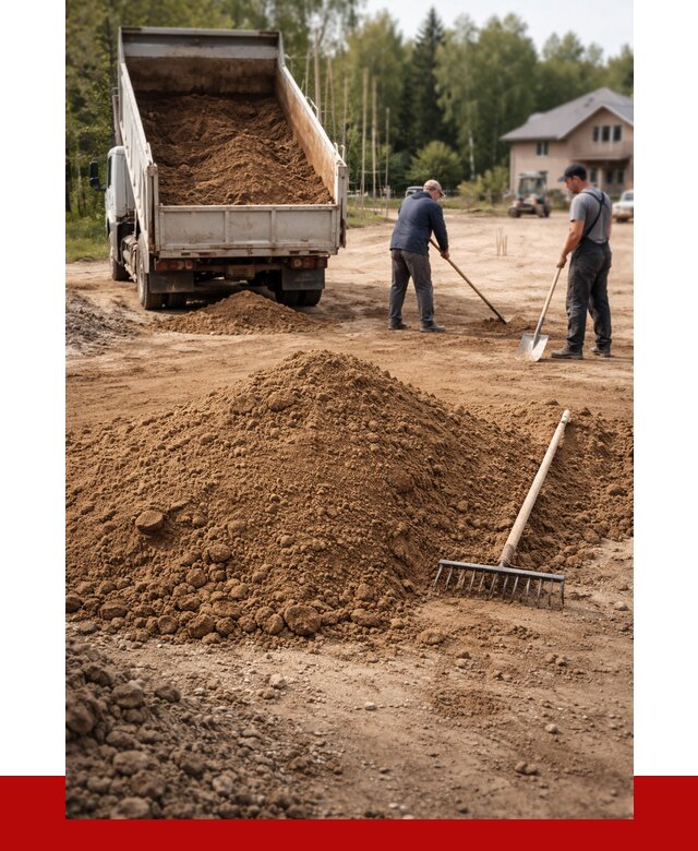 Суглинок для планировки в Ростове с доставкой от 4310 р. | ПРОНЕРУДРсв