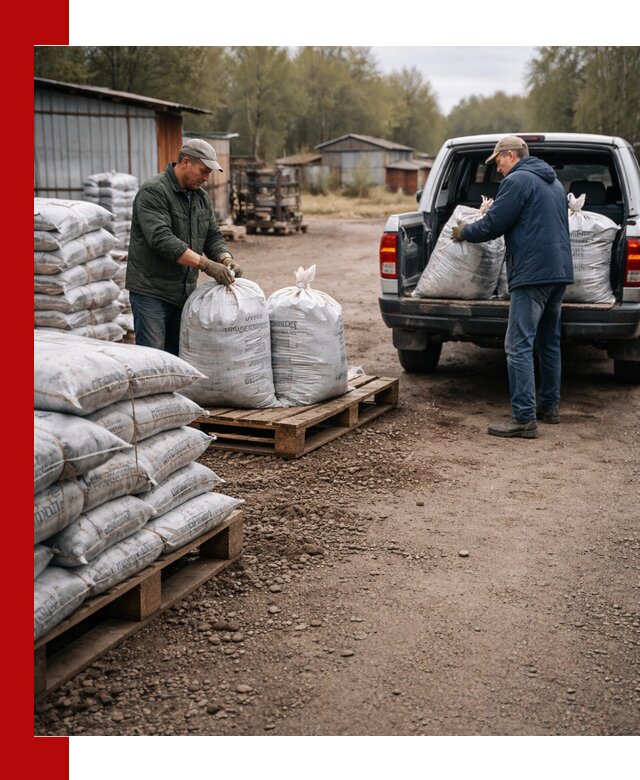 Купить конский навоз в мешках с доставкой в Ростове