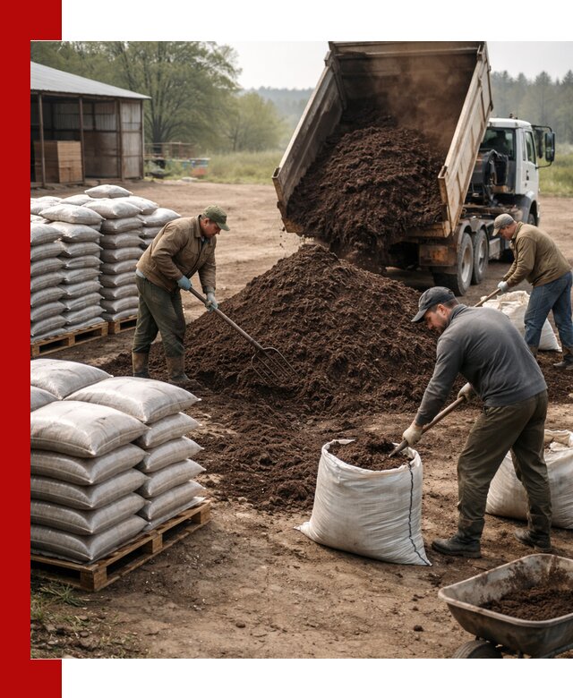 Доставка компоста оптом и в розницу в Ростове