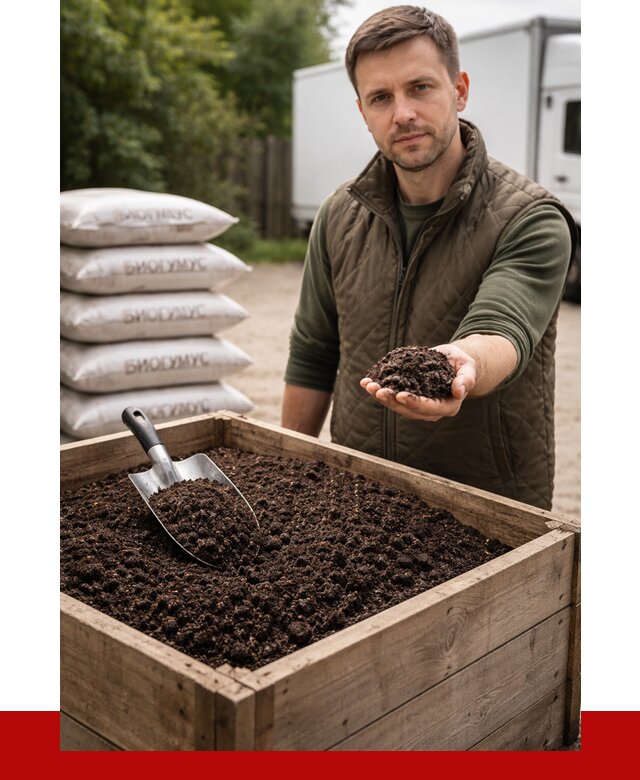 Купить биогумус в Ростове с доставкой от 8724 р. за куб | ПРОНЕРУДРсв