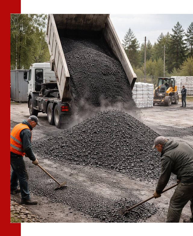 Доставка и продажа асфальтного гранулята в Ростове