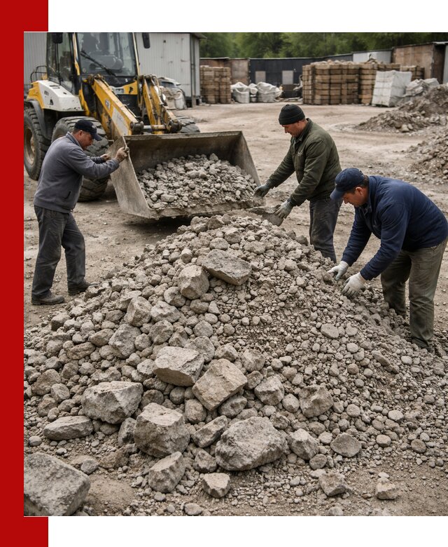 Демонтаж и вывоз бой бетона в Ростове