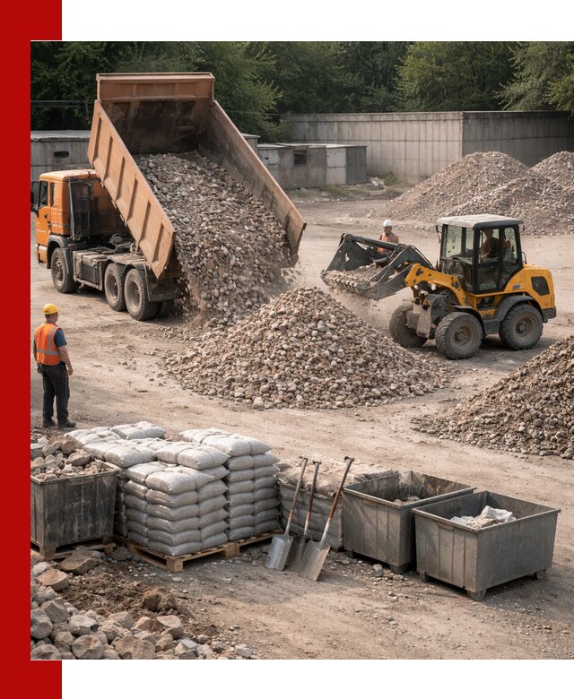 Вторичные материалы для отсыпки в Ростове — поставка и доставка