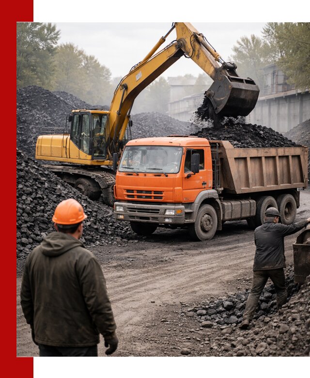 Доставка угля автотранспортом в Ростове быстро и выгодно