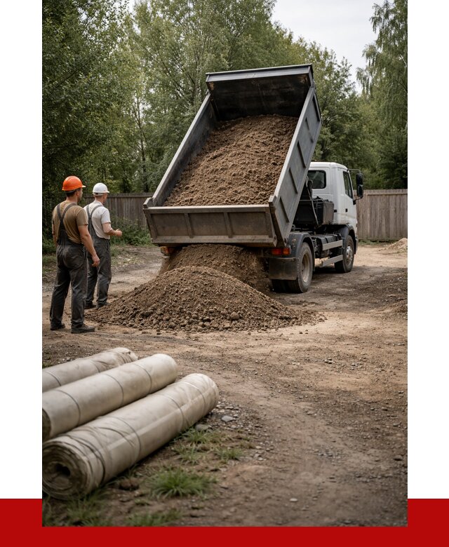 Доставка сыпучих материалов самосвалом в Ростов от 4310 р. | ПРОНЕРУДРсв