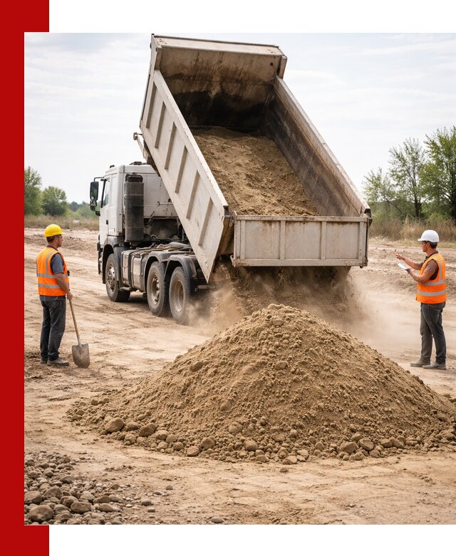 Доставка самосвалом 15 кубов в Ростове за город и по городу