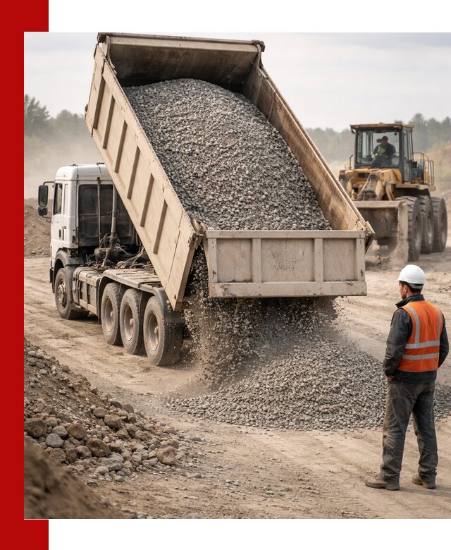 Доставка самосвалом 40 кубов цемента и сыпучих в Ростове