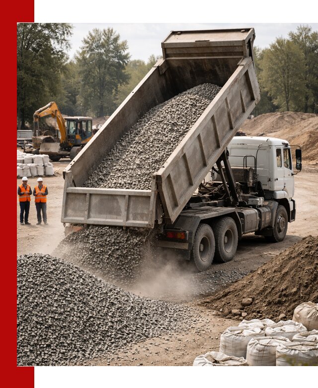 Аренда самосвала в Ростове для доставки сыпучих и нерудных материалов