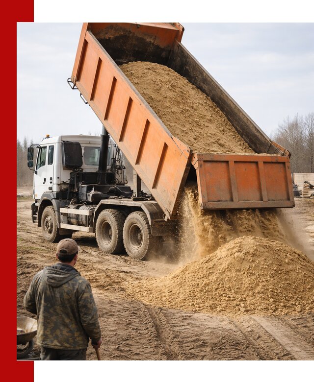 Аренда самосвала 20 тонн для перевозки грузов в Ростове