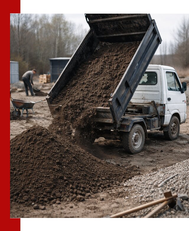 Аренда минисамосвала в Ростове для доставки сыпучих материалов