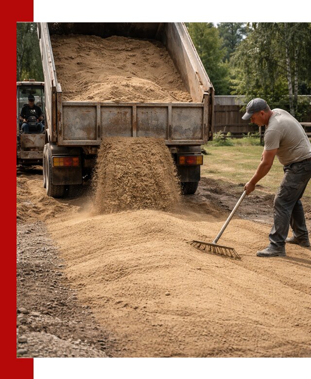 Отсыпка участка песком в Ростове быстро и качественно