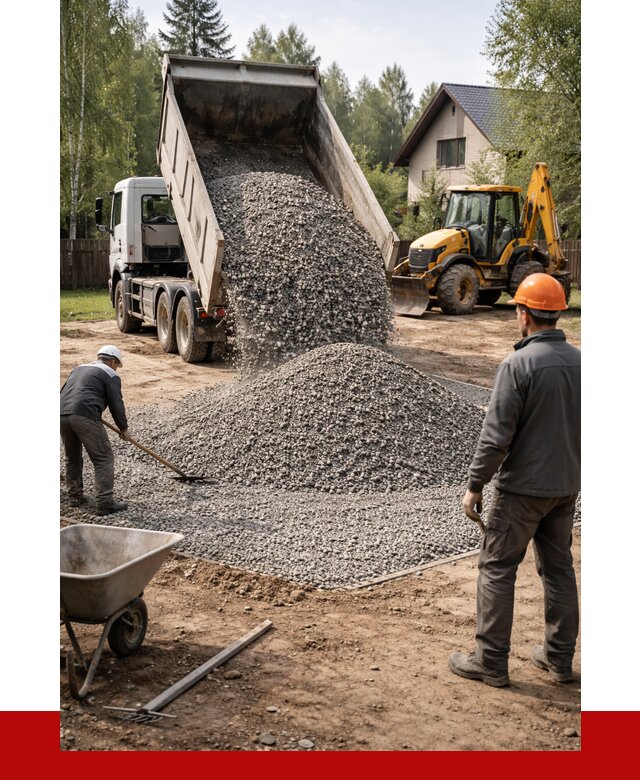 Отсыпка участка щебнем в Ростове от 6671 р. ПРОНЕРУДРсв