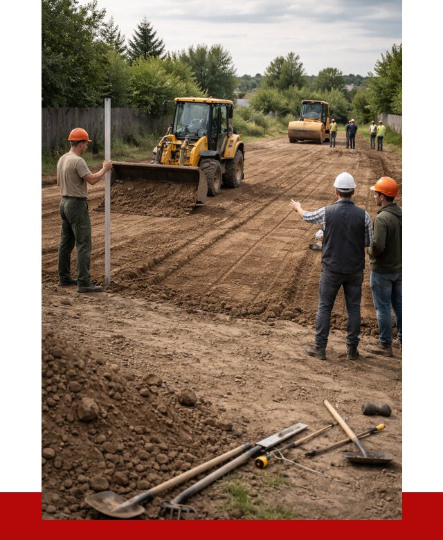 Планировка участка грунтом в Ростове от 4618 р ПРОНЕРУДРсв