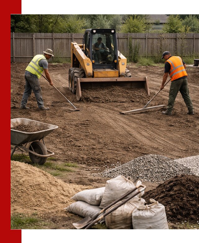 Выравнивание участка под строительство и благоустройство в Ростове